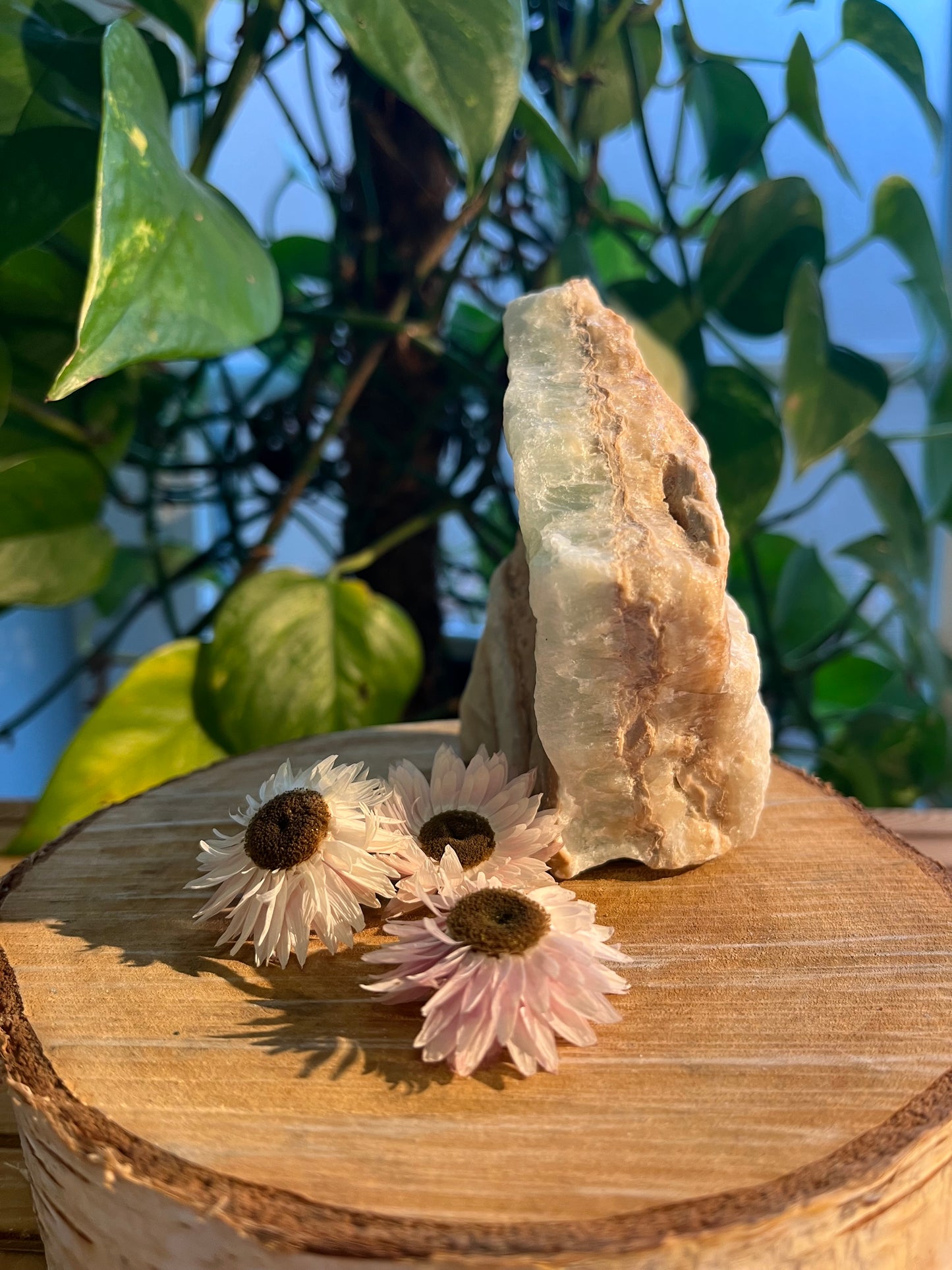 Caribbean blue calciet ruw 1