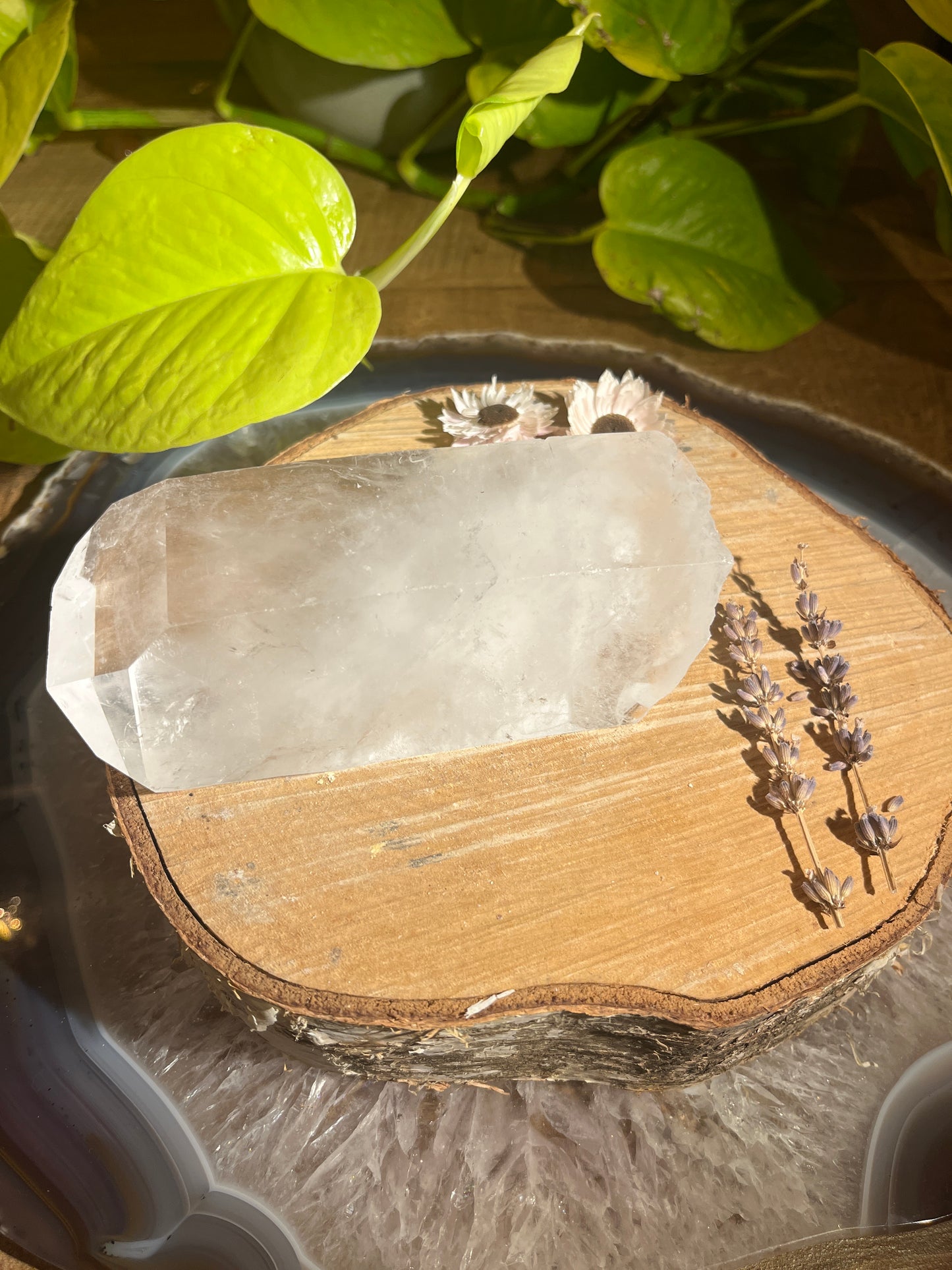 Bergkristal punt 2 XL A-kwaliteit