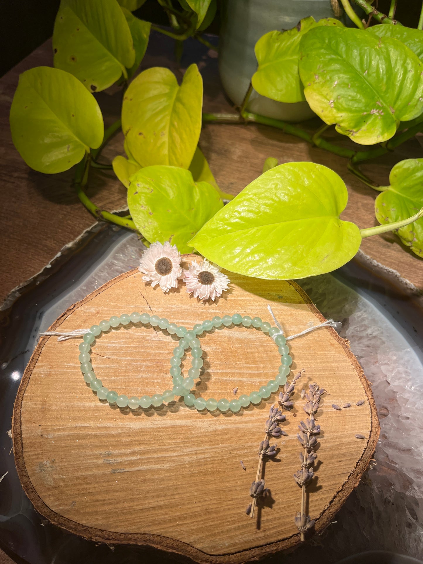 Groene aventurijn armband (6mm)