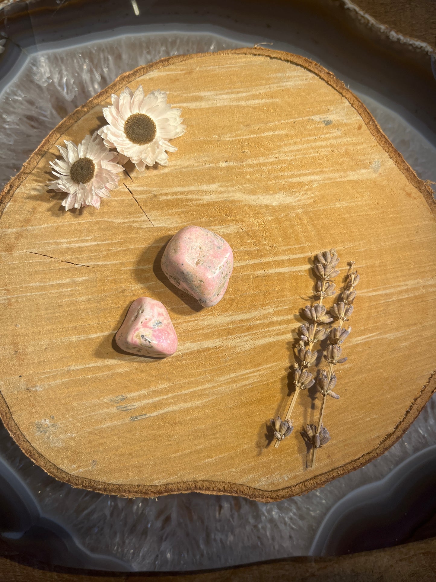 Rhodochrosiet trommelstenen