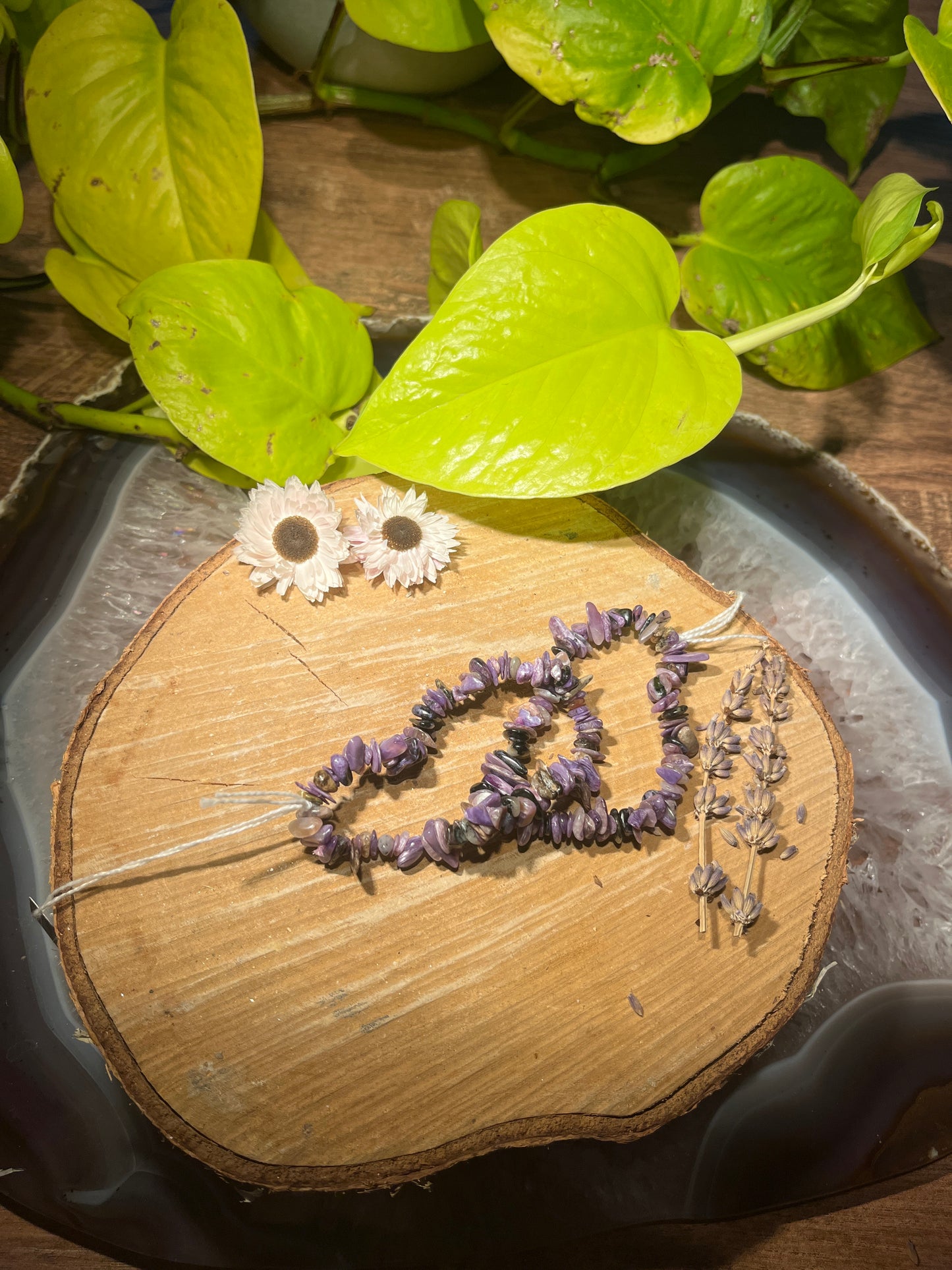 Charoiet splitarmband