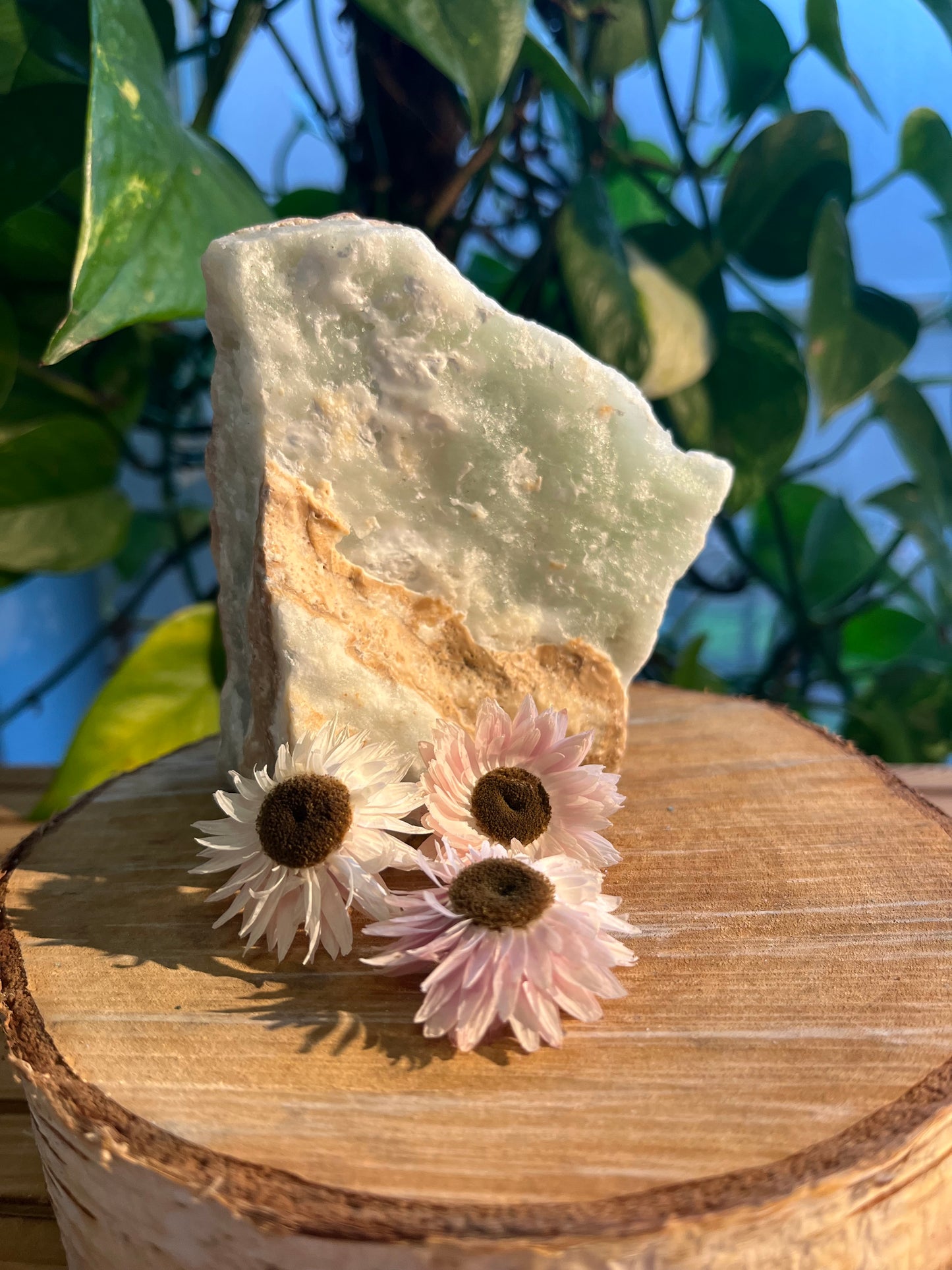 Caribbean blue calciet ruw 1