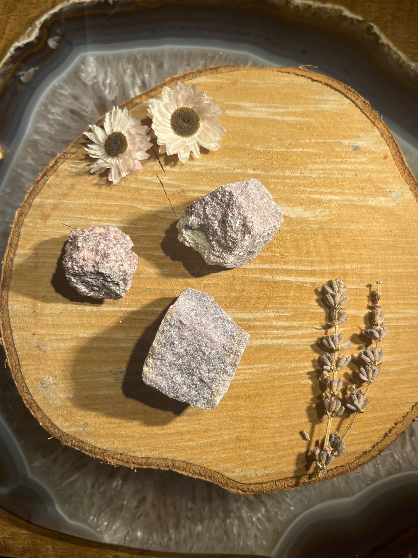 Lepidoliet ruw brokje