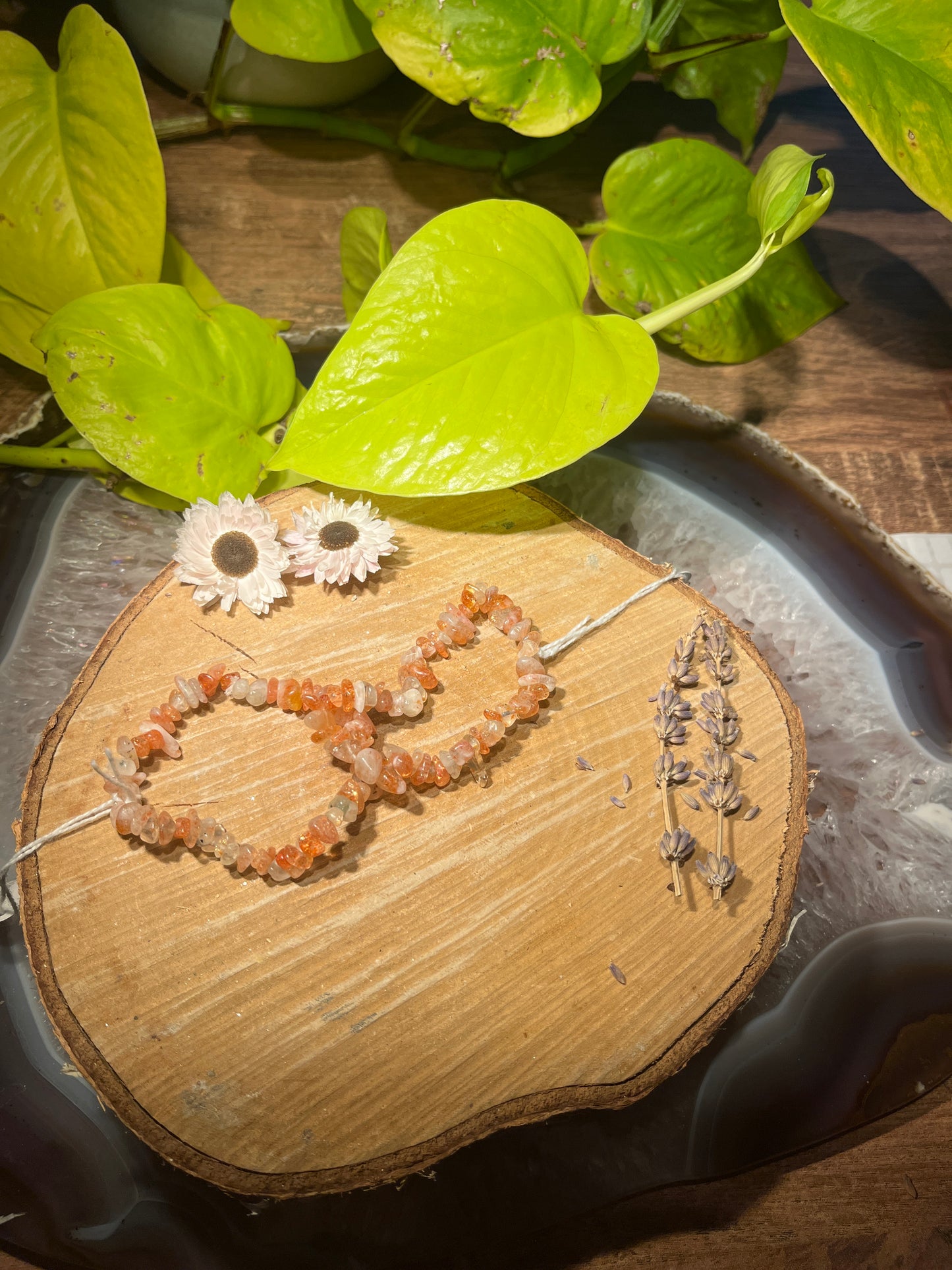 Zonnesteen splitarmband