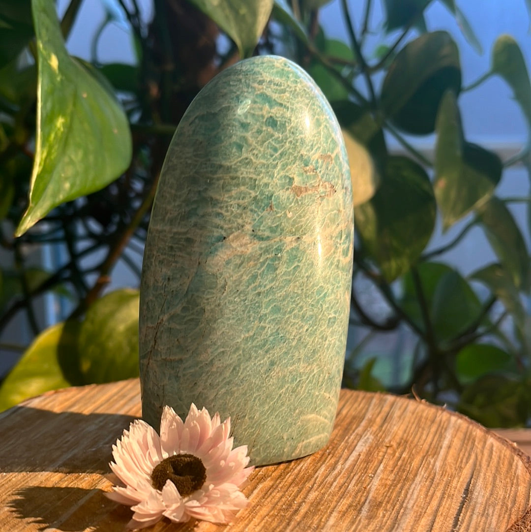 Amazoniet sculptuur 1