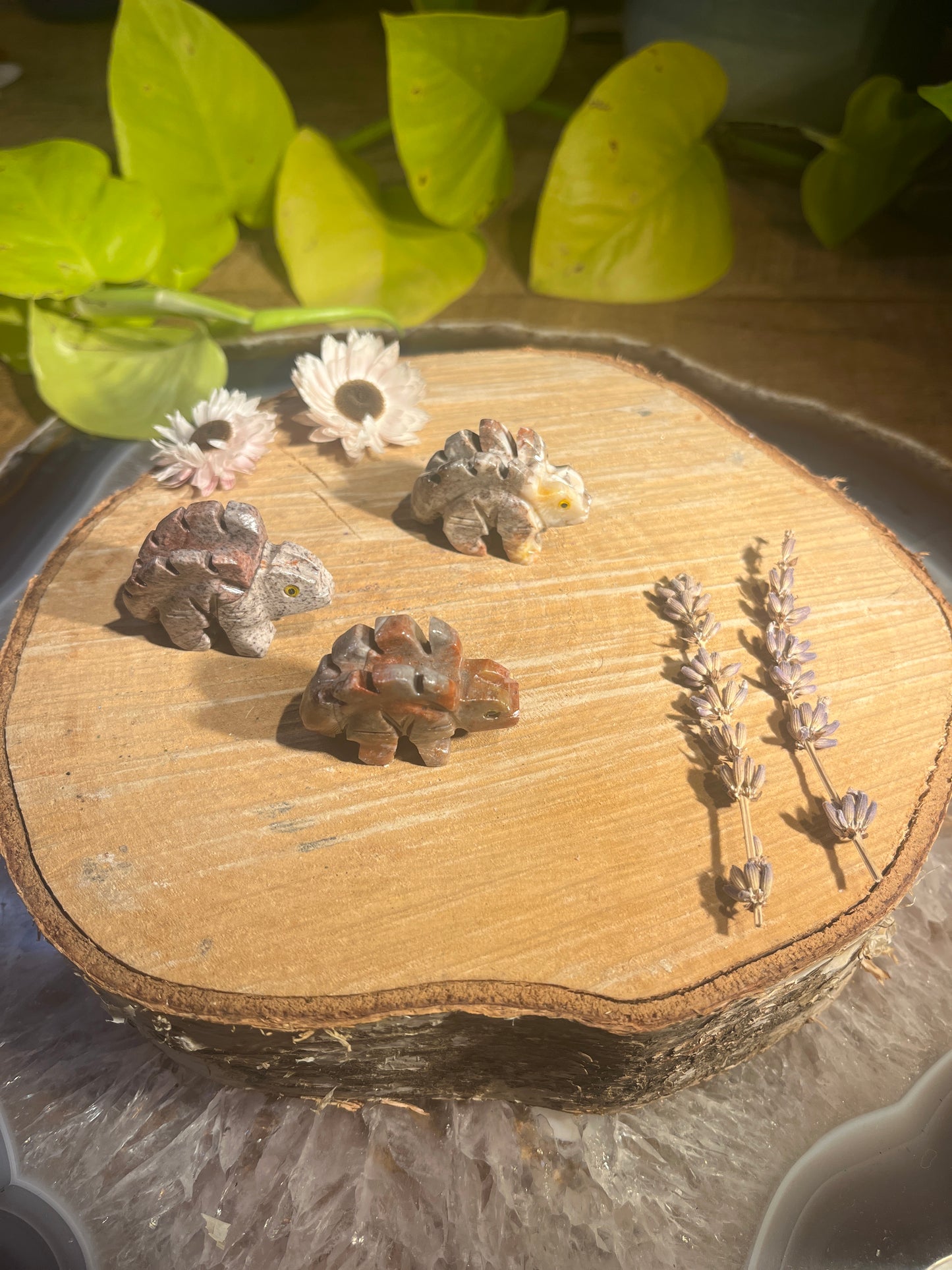 Speksteen dino klein