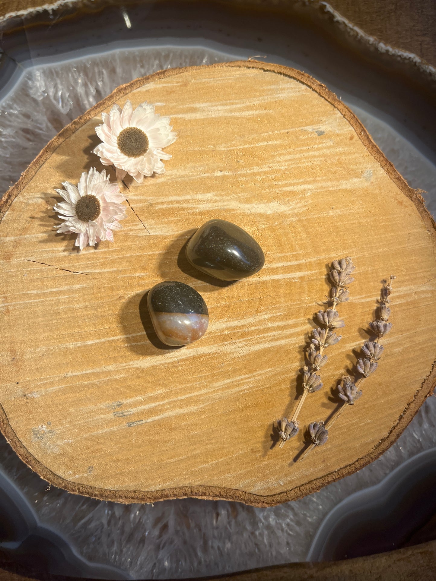 Sardonyx trommelsteen