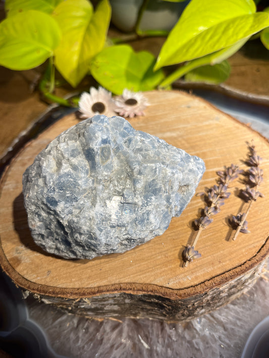 Blauwe calciet ruw 2