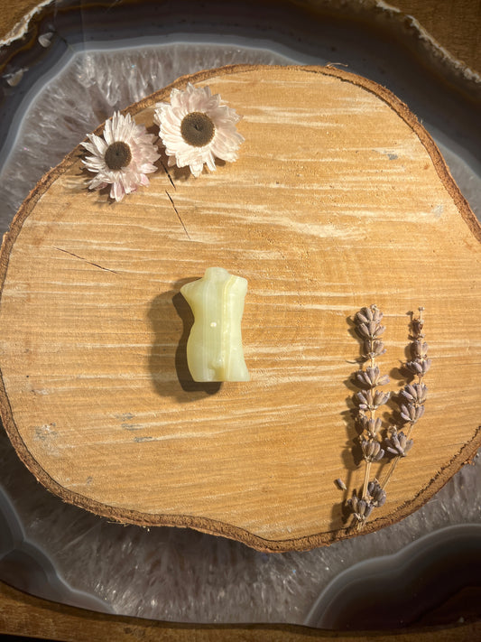 Pistache (groene) calciet torso