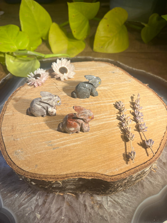 Speksteen konijn klein