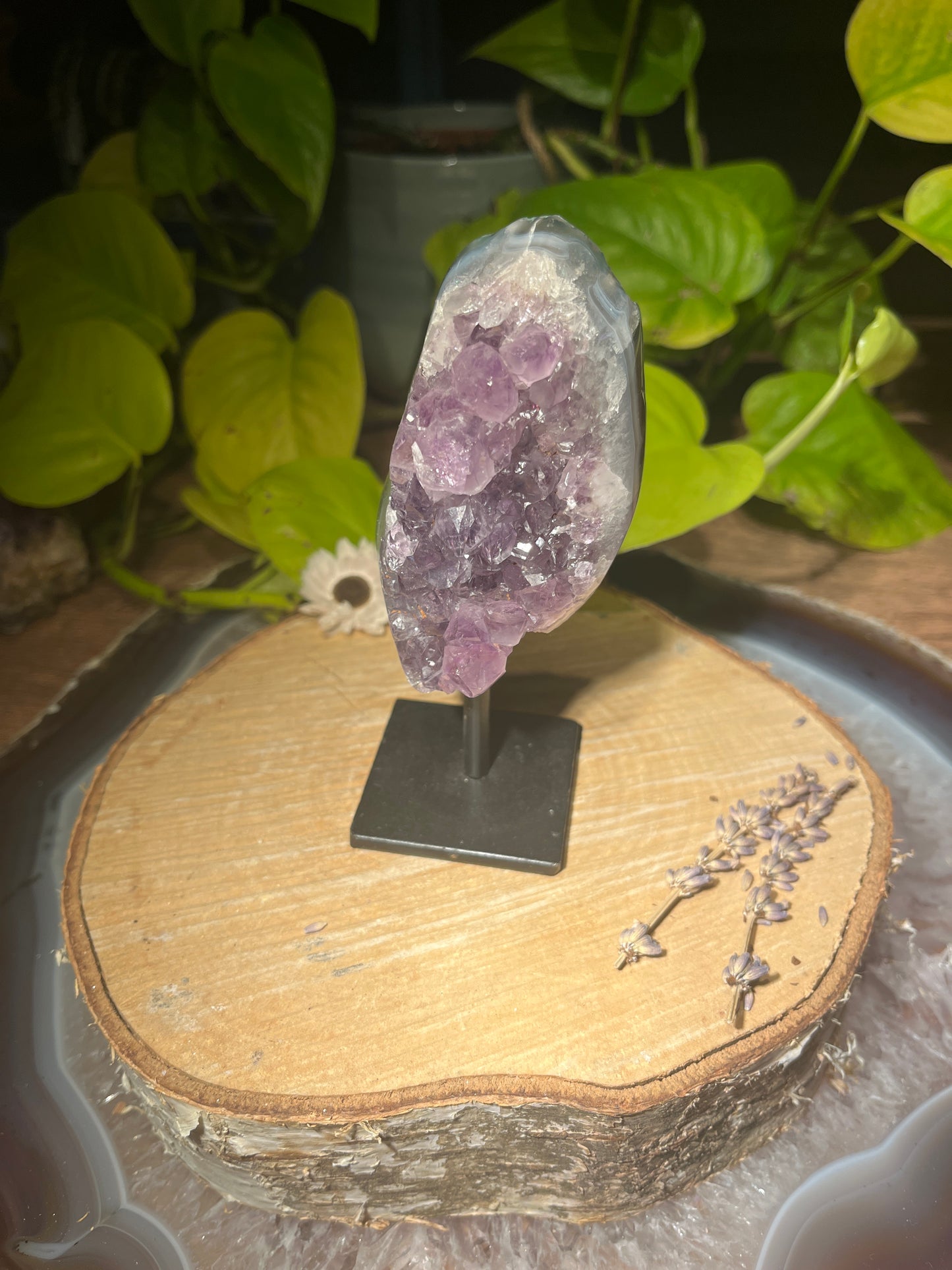 Amethist op staander 2