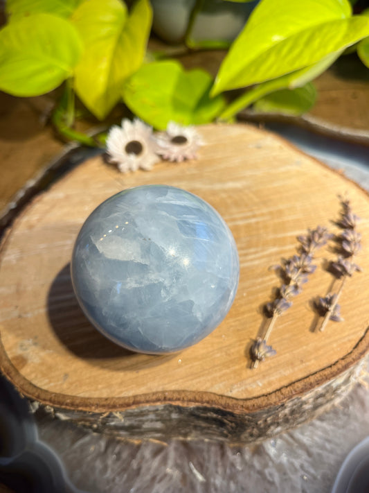 Blauwe calciet bol 2