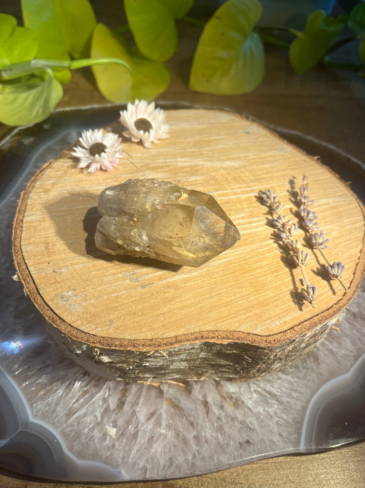 Natuurlijke citrien ruwe punt 2