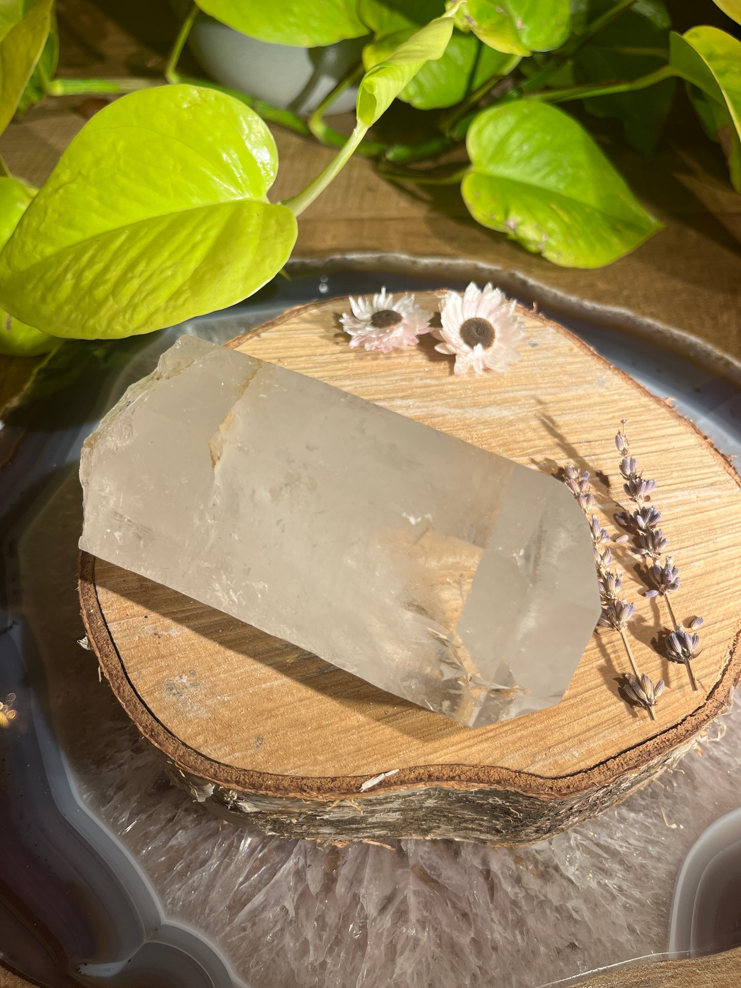 Bergkristal punt 1 XL A-kwaliteit