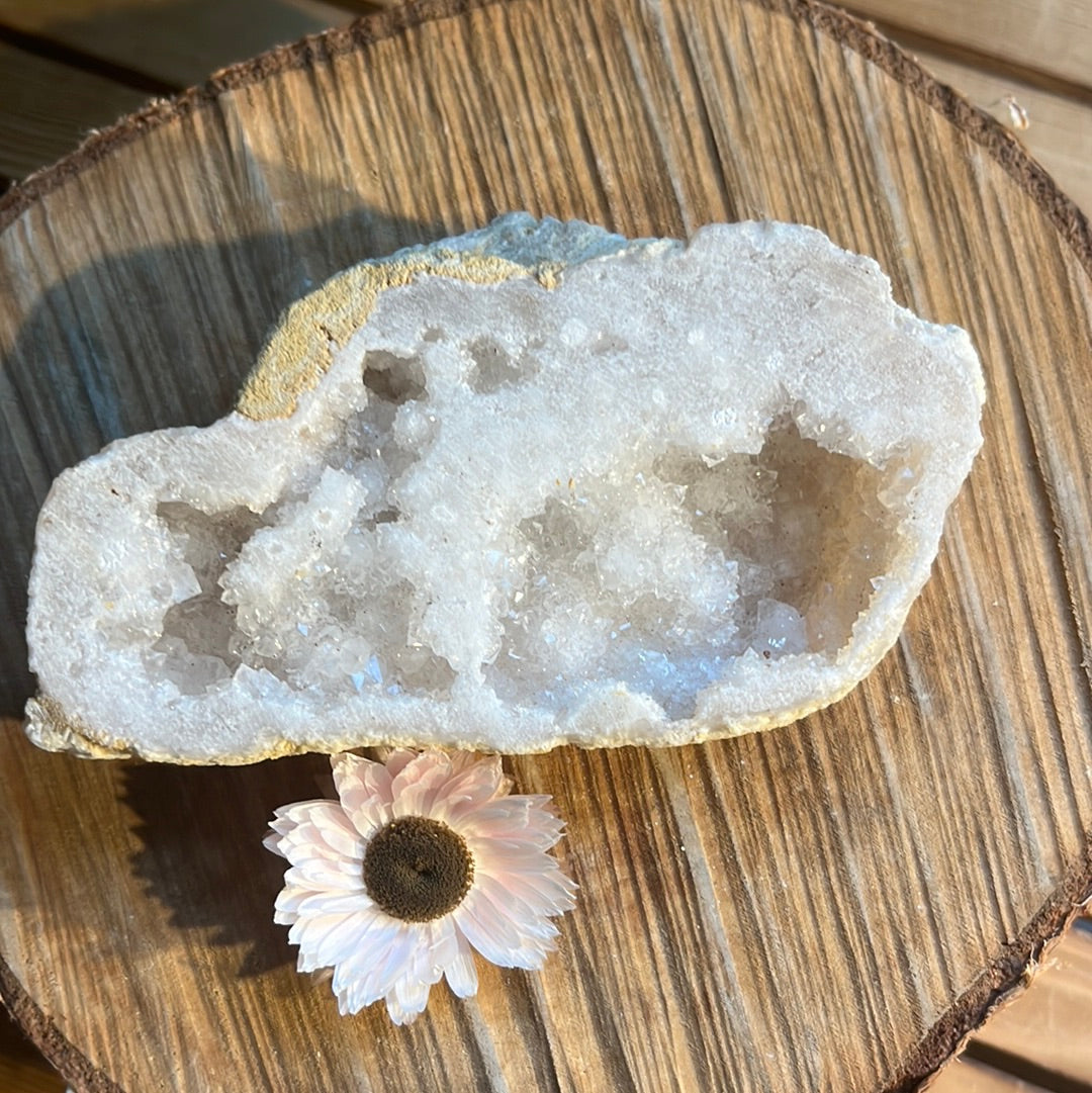 Bergkristal geode 3