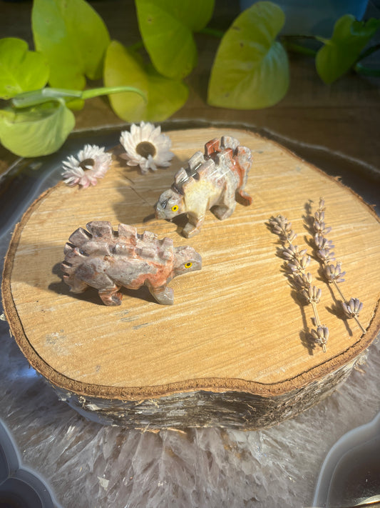 Speksteen dino groot