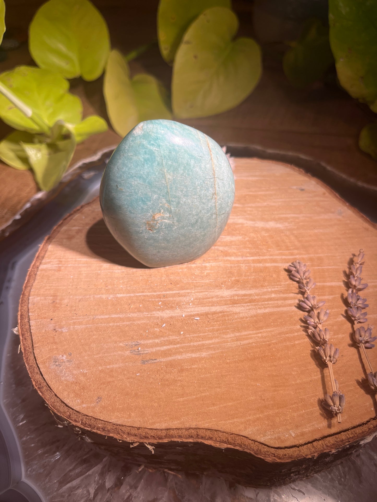 Amazoniet sculptuur 1