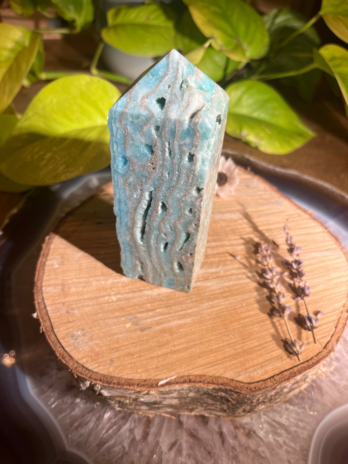 Caribbean blue calciet toren 1 A-kwaliteit