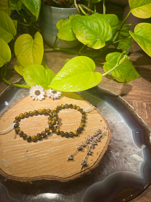 Tijgeroog armband (8mm)