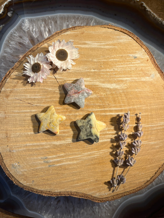 Crazy lace agaat sterretje